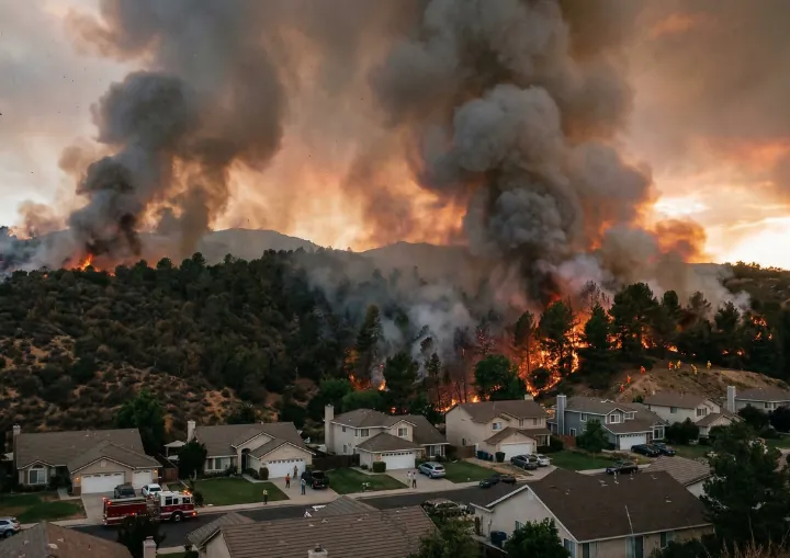 Wildland urban interface wildfire risk explorer